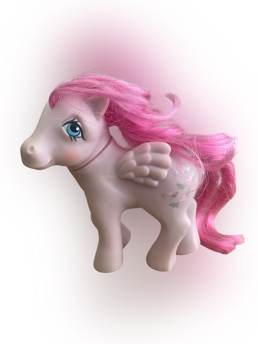 Vintage 1984 G1 My Little Pony Heart Throb Pink Pegasus Hasbro